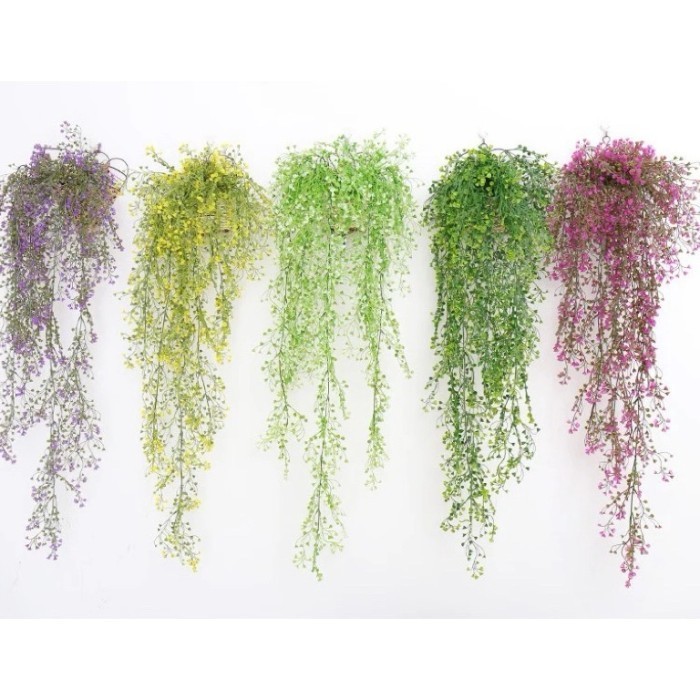 Ready Menarik Daun Anggrek Juntai Plastik / Daun Juntai Lonceng / Daun