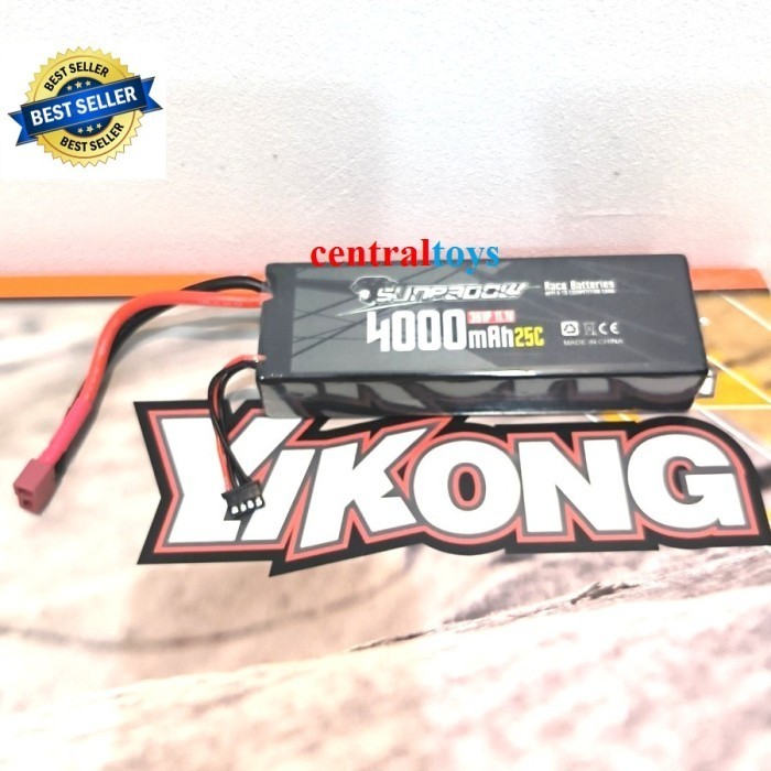 BATERAI LIPO 3S 11.1V 4000MAH SUNPADOW UTK RC CRAWLER YK4104 H9802
