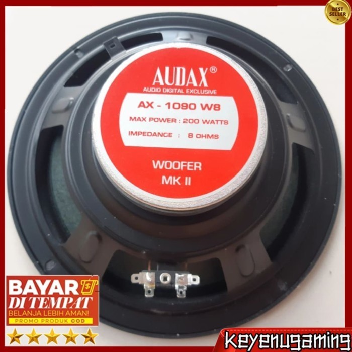 Speaker 10 Inch Woofer Audax 200 Watt 10In 10 Inch Audax