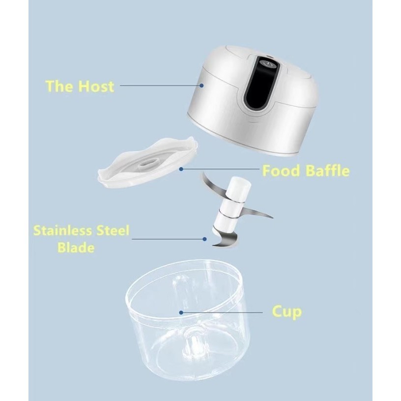 Blender Mini Listrik / Chopper Electric / Food Processor / Mini Masher