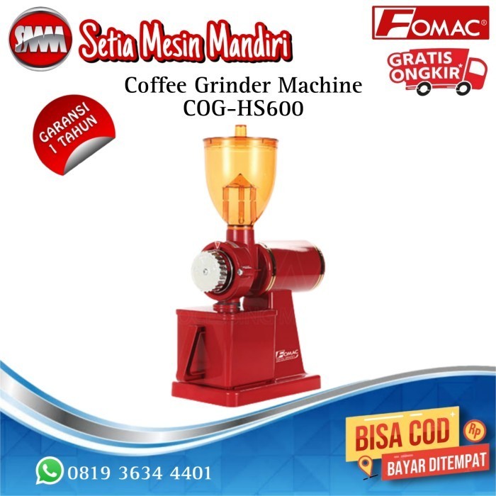 Coffee Grinder / Mesin Giling Kopi / Gilingan Kopi Cog-Hs600 Fomac