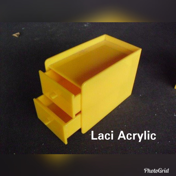 Ready kotak laci aksesoris perhiasan acrylic tebal 5mm
