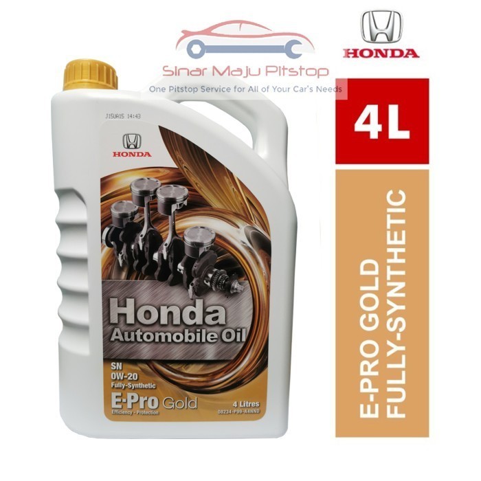 Paket Oli Honda E-Pro Gold 0W-20 & Filter Brio Satya & Mobilio & Freed