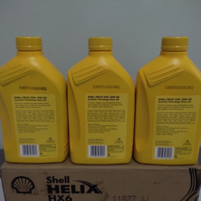 Oli Shell Hx6 10W_40 1Liter Original