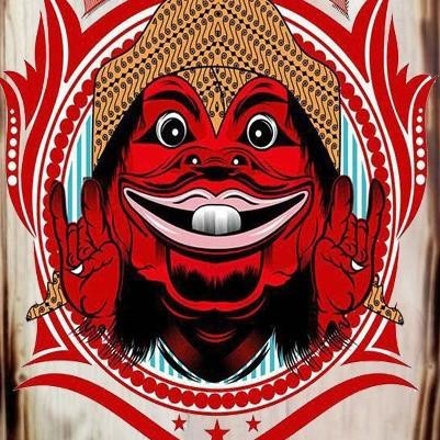 HIASAN DINDING VINTAGE KAYU CEPOT SOUVENIR SUNDA