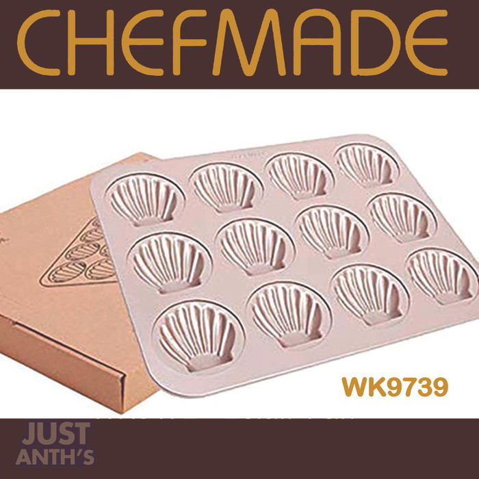 

AO673 Chefmade Cetakan Kue Kerang MADELINE CAKE PAN SCALLOP WK9739 OBRAL