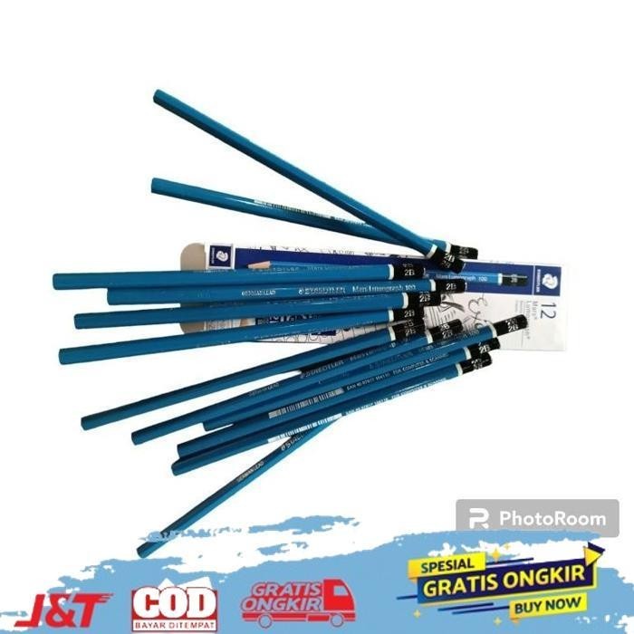 

PROMO 12 PENSIL 2B STAEDTLER MARS LUMOGRAPH PROMO