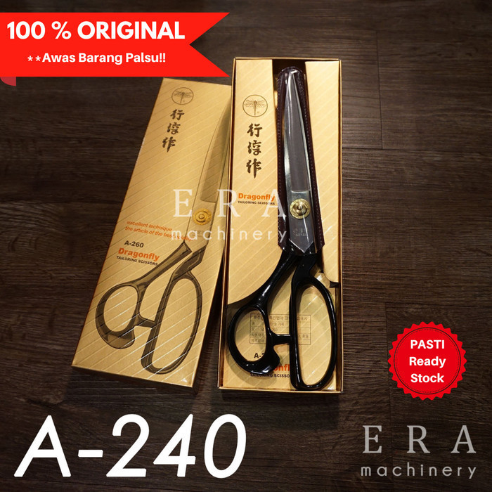 

Gunting Kain Dragonfly A-240 (10") / Capung Korea Tailng Scissor