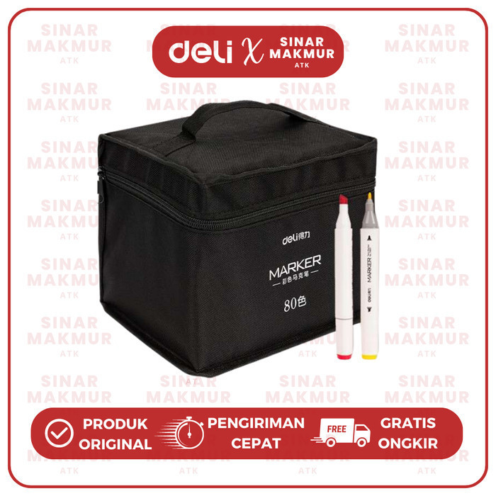 

Color Markerspidol Warna Dengan Tas Deli 30406080 Warna 70807 Set -Anza Wahda