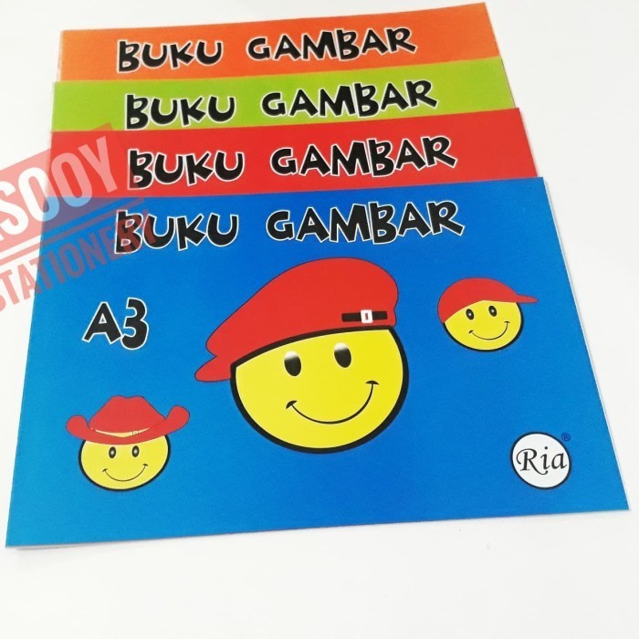

Buku Gambar Ukuran A3 Ria (Isi 10 Buku) -Anza Wahda