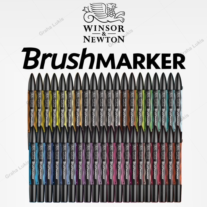 

Winsor & Newton Brush Marker - Dijual Satuan -Anza Wahda