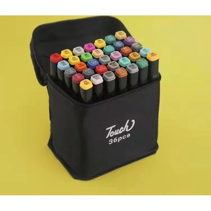 

Touch Spidol Dual Side Fine Art Marker 3648 Double Headed Marker Set -Anza Wahda