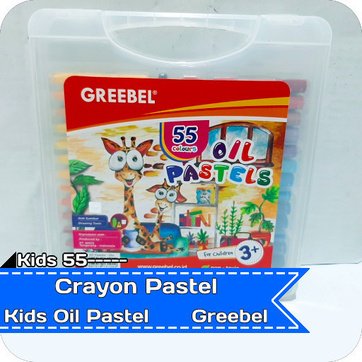 

Crayon Oil Pastels Kids 36 - Kids 48 - Kids 55 Greebel -Anza Wahda