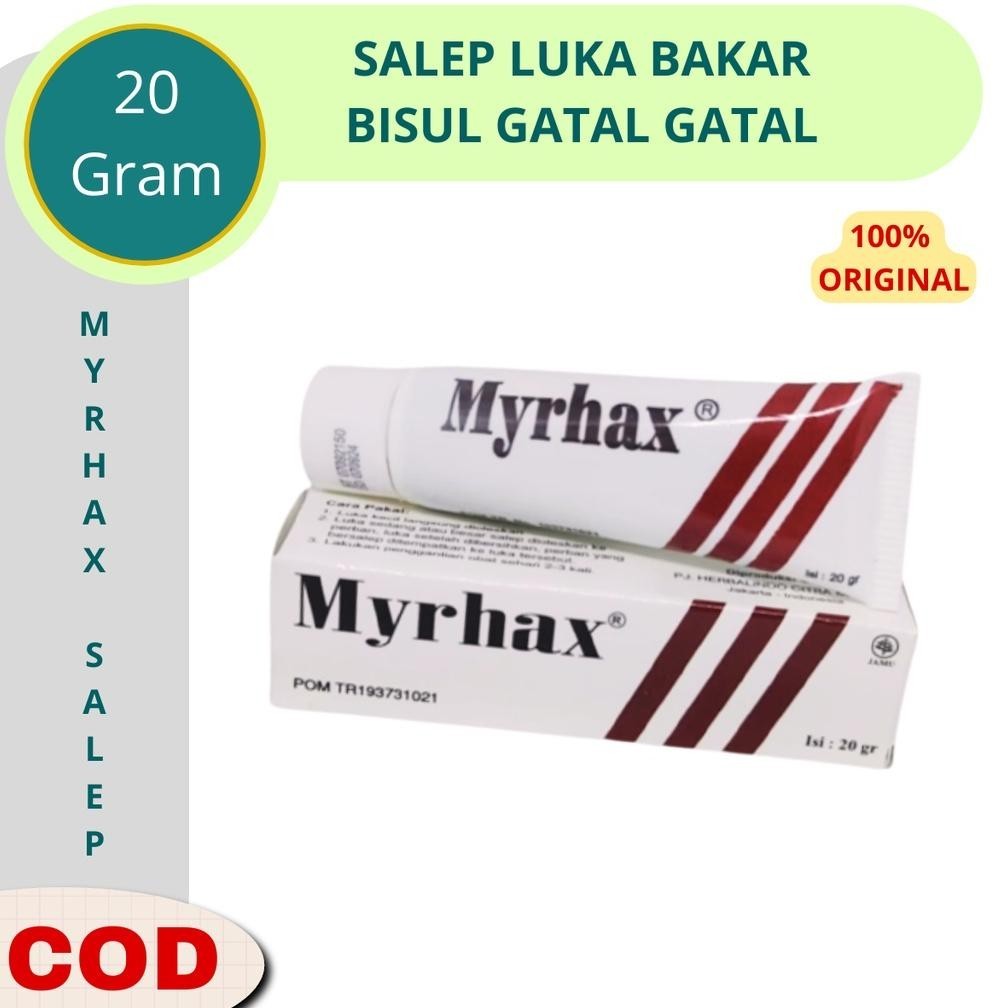 Salep Gatal Gatel Kulit Gatal Jamur Luka Bakar Bisul Nanah dan Bakteri Salep Cina Myrhax 20gr