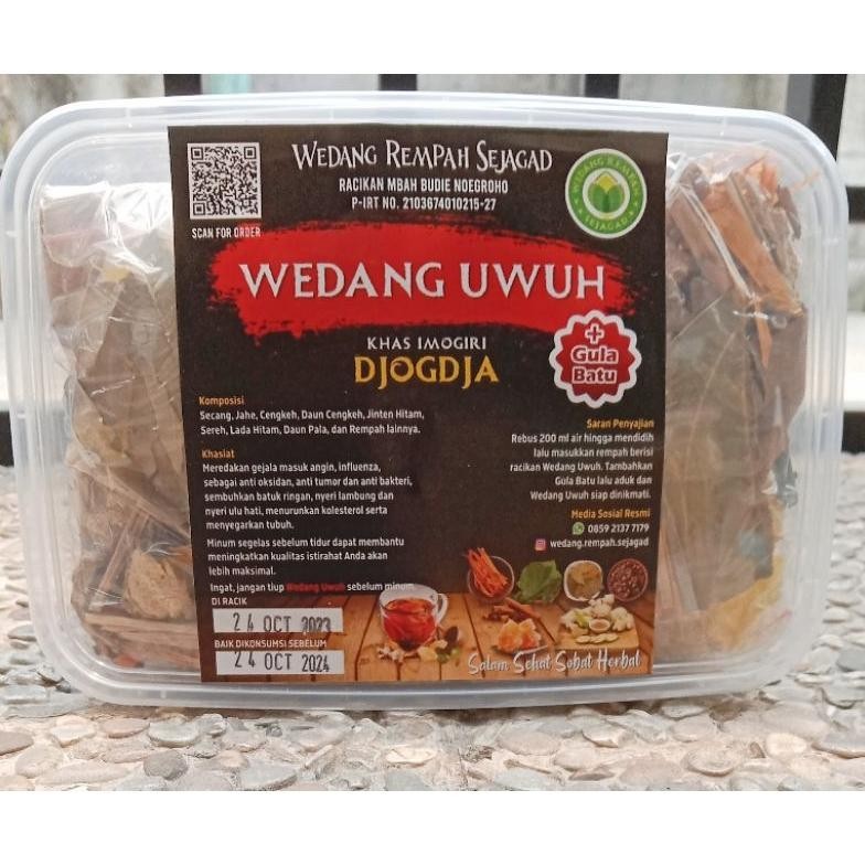 

Wedang uwuh komplit + gula batu asli Djogdja isi 10