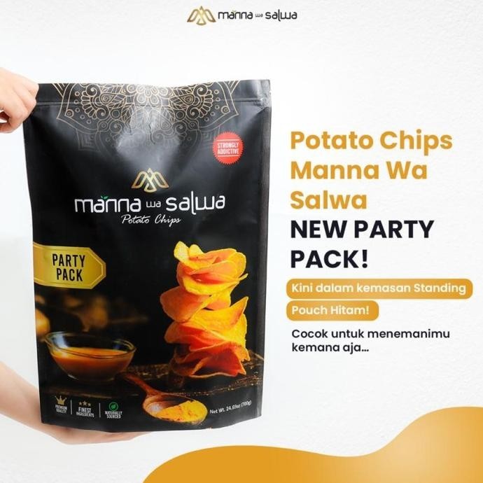 

READY STOCK KERIPIK KENTANG MANNA WA SALWA | POTATO CHIPS | REFILL 700GR !!!!!