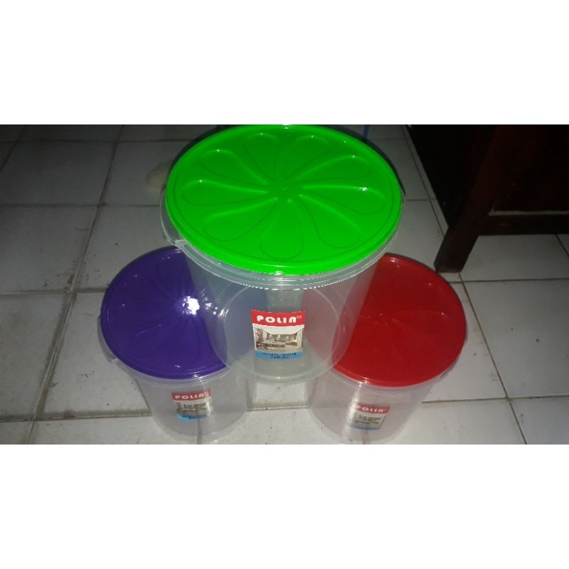Toples 10 liter untuk krupuk, peyek, tebal, kuat.