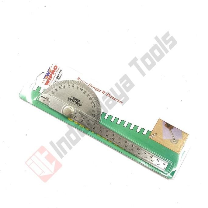 

READY STOCK WIPRO BDP-150 BUSUR DERAJAT 6" PROTRACTOR ALAT UKUR SUDUT PENGGARIS !!!!!