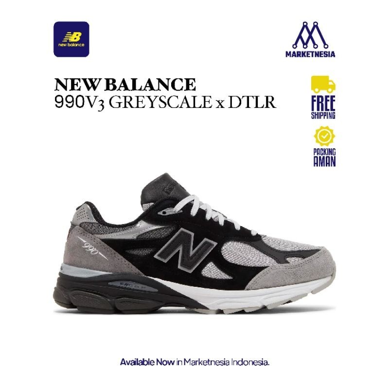 New Balance 990V3 Greyscale Original BNIB