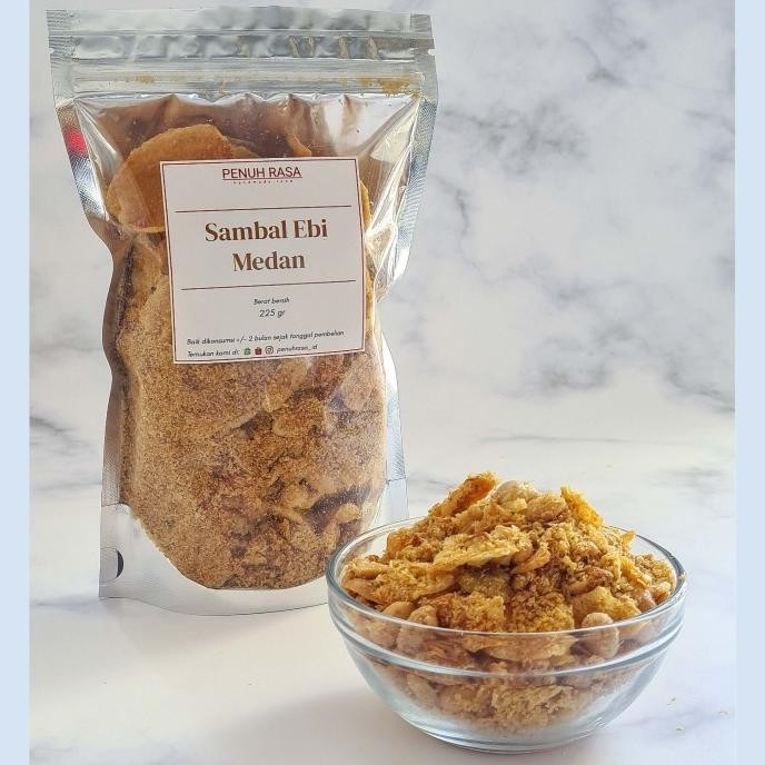 

NEW PRODUK SAMBAL EBI MEDAN PENUH RASA 225 GR !!!!!