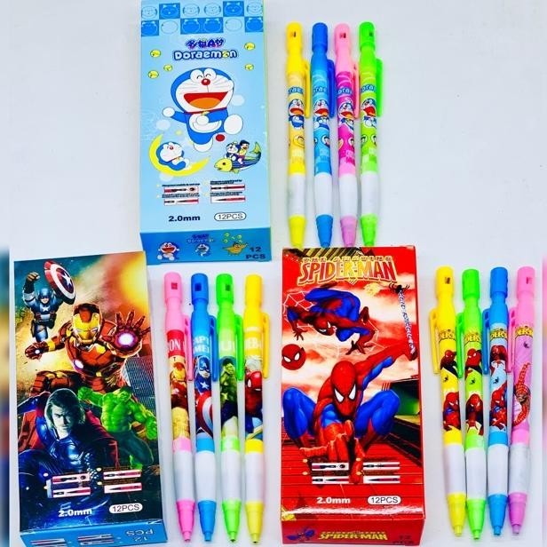

New Arrival (1Pcs) Pensil Mekanik Besar Pensil Karakter 2B 2.0 Mm Harga Hemat