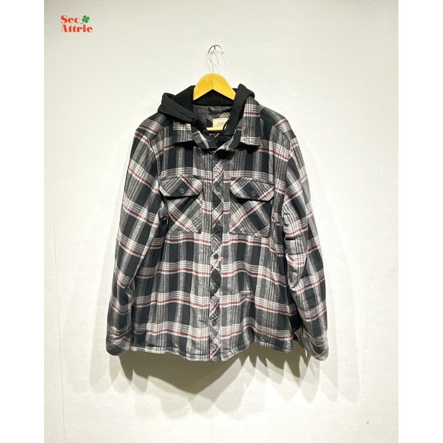 BOSTON TRADERS JACKET HOODIE FLANNEL