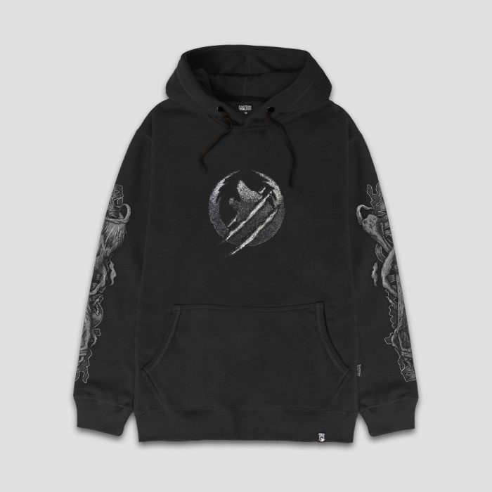 EASTERN WOLVES - SCABRAIN BLACK HOODIE