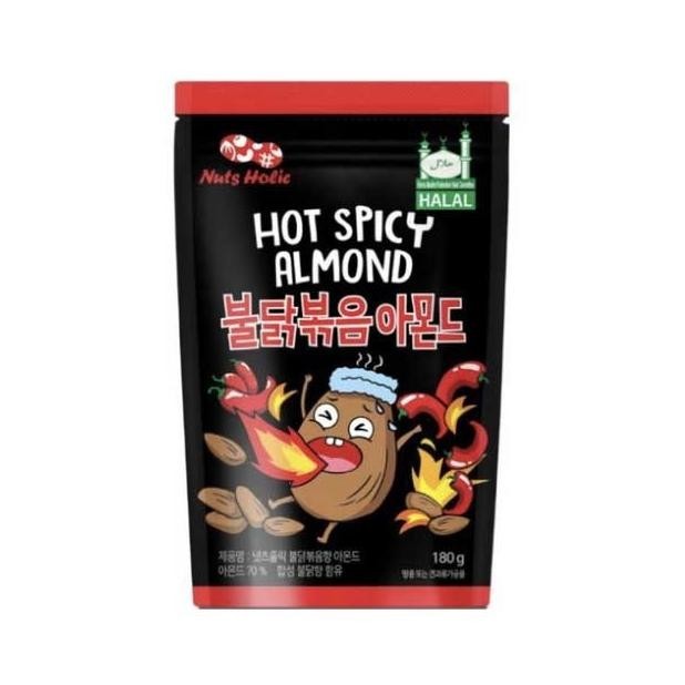 

READY STOCK NUTS HOLIC HOT SPICY ALMOND 180 GR !!!!!