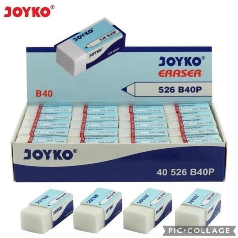 

Penghapus Joyko Putih / Eraser B40Bp / Penghapus Kecil Joyko Jeffymithomastu