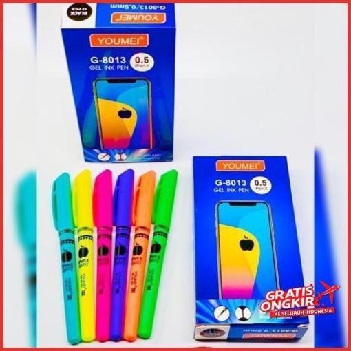 

Hot Sale Selusin ( 12 Pcs ) Gel Pen Pulpen Ipen 0,5Mm - Pulpen Gel Hitam Ipen - Pulpen Gel Apel Ipen Jaminan Original