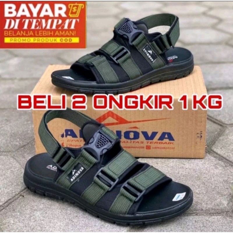 Promo Mega Sale 4.4 // Sandal gunung Adinova / Sandal gunung keren / Sandal gunung pria/ Sandal