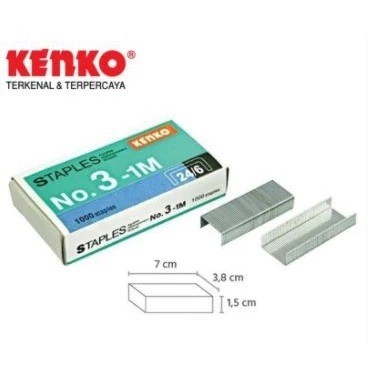 

For Sale Isi Staples / Straples Kenko No 3 Besar (20 Pcs) Best Quality
