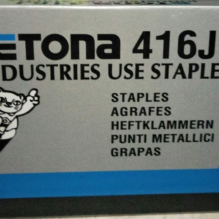 

Terbatas Isi Staples Etona 416 J / Etona 416J Bergaransi