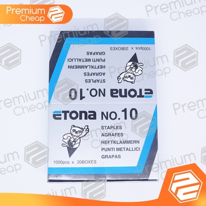 

For Sale Isi Staples Merek Etona No 10 (Per Box) High Quality