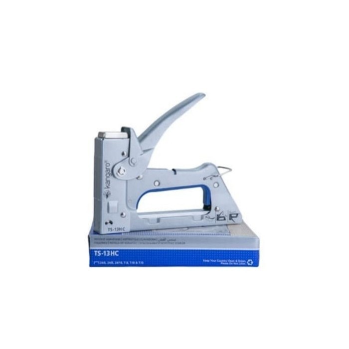 

Baru Alat Staples Tembak Jok Kulit/Stapler Kayu / Guntacker Kangaro Ts 13Hc Harga Khusus