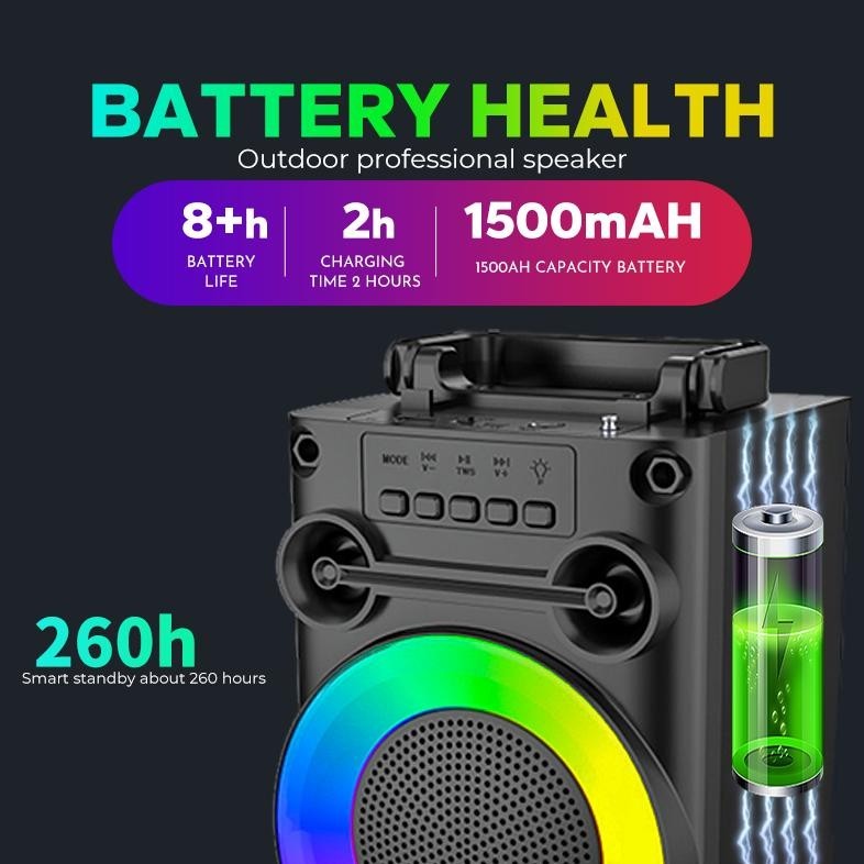 PRO MAX BASSSPEAKER BLUETOOTH KARAOKE POLYTRON BESAR SUPER BASS MINI PROTABLE WIRELESS SALON AKTIF A