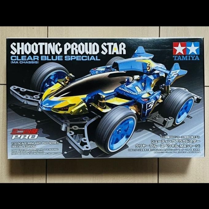 Tamiya Mini 4WD 1/32 tamiya 95573 Shooting Proud Star Clear Blue Ver