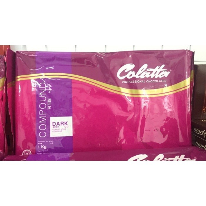 

Ready Colatta dark chocolate compound 1 kg coklat leleh masak cooking