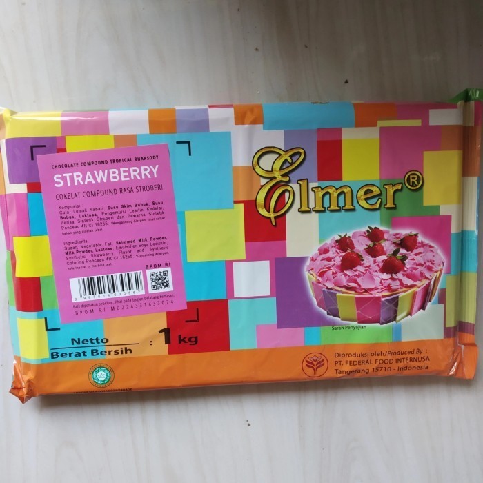 

Ready Coklat Blok Elmer 1kg Stroberi
