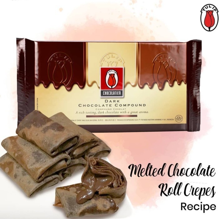 

Ready Tulip Dark Chocolate Compound 1 Kg Cokelat Batang Hitam