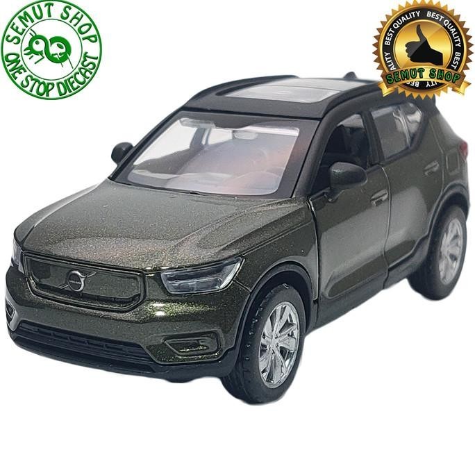 Apolo MSZ 2021 Volvo XC40 Recharge Glossy Green Miniatur Mobil Volvo