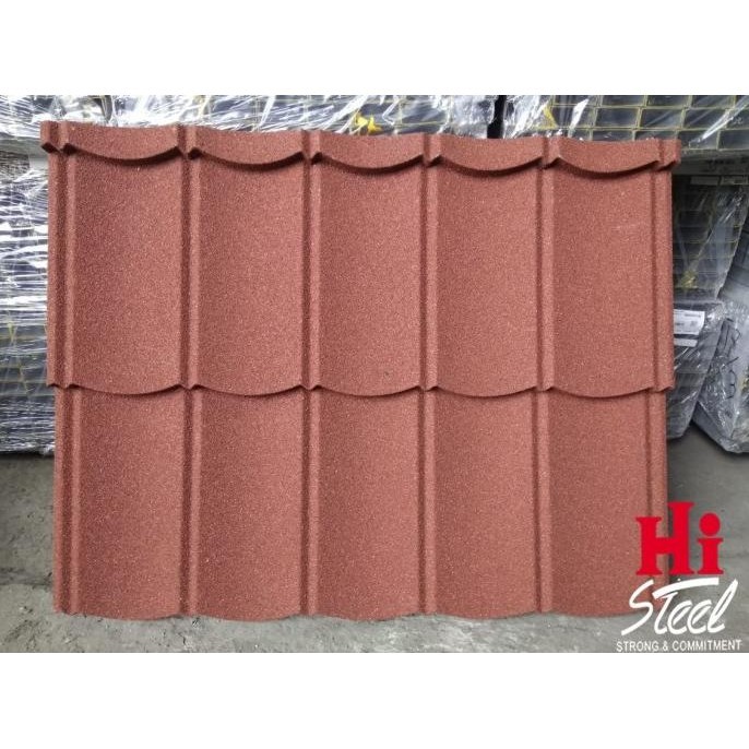Genteng Metal Pasir Multiroof 2 X 5 X 0.40 Mm - Pretty Maroon