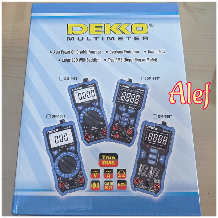 NEW SERIES AVOMETER DIGITAL DEKKO DM 148 AVO METER DM148 AUTO MULTITESTER DM 148T ORIGINAL QUALITY