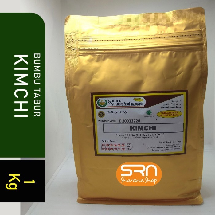 

Ready BUMBU TABUR 1 KG RASA KIMCHI, HALAL, KEMASAN ALUMUNIUM ZIP LOCK