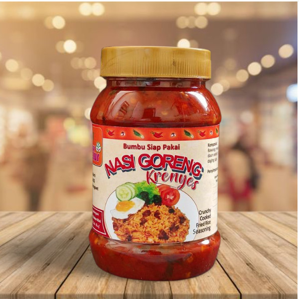 

Ready Bumbu Nasi Goreng Krenyes -Crunchy Cooked Fried Rice Seasoning- 280 g