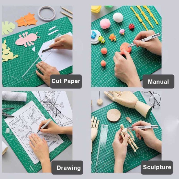 

Qjh Work Cutting Mat Pad A1 Alas Potong 90 X 60 Cm - Qj4