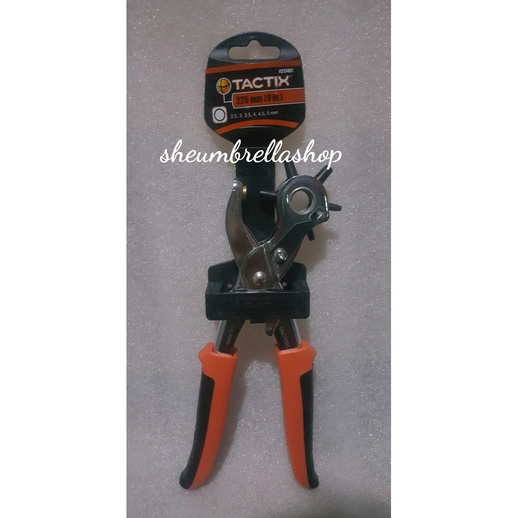 

Tactix Plier Punch - Tang Pembolong Pelubang Kulit Leather Punch Hole