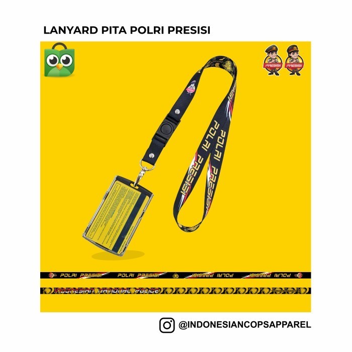 

Lanyard Pita Polri Presisi (Kalung Id Card)