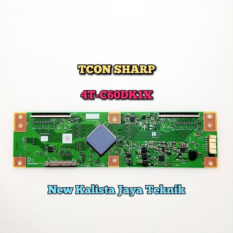 TCON TV SHARP 4T-C60DK1X ORIGINAL RUNTK0334FV TCON 60DK1X TICON SHARP 4TC60DK1X TIKON SHARP C60DK1X 