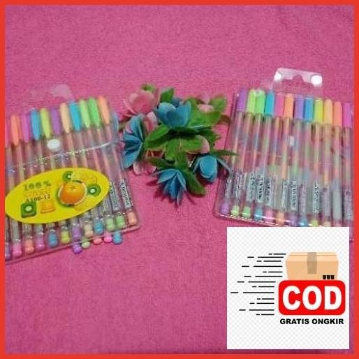 

Get New 12Pc Pulpen Gel Pelangi Jeruk/ Alat Tulis Warna Warni/ Peralatan Tulis Kantor Dan Sekolah Jaminan Original